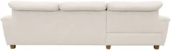 OTTO home Ecksofa »Eggery 279 x 170 cm, auch mit Schlaffunktion & Bettkasten, Holzfüße« Kopfteile verstellbar, L-Form, aus pflegeleichtem Luxus-Microfaser