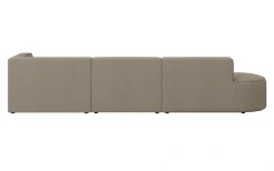 OTTO home Ecksofa »EIVIND Designer Sofa mit Ottomane rechts/links, B/T/H: 343/159/72 cm« L-Form mit Wellenunterfederung, auch in Feincord und Bouclé