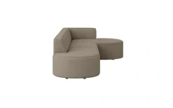 OTTO home Ecksofa »EIVIND Designer Sofa mit Ottomane rechts/links, B/T/H: 343/159/72 cm« L-Form mit Wellenunterfederung, auch in Feincord und Bouclé