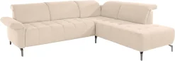 OTTO home Ecksofa »Fresh L-Form« Federkern, wahlweise Kopfteilverstellung und motorischer Vorziehsitz