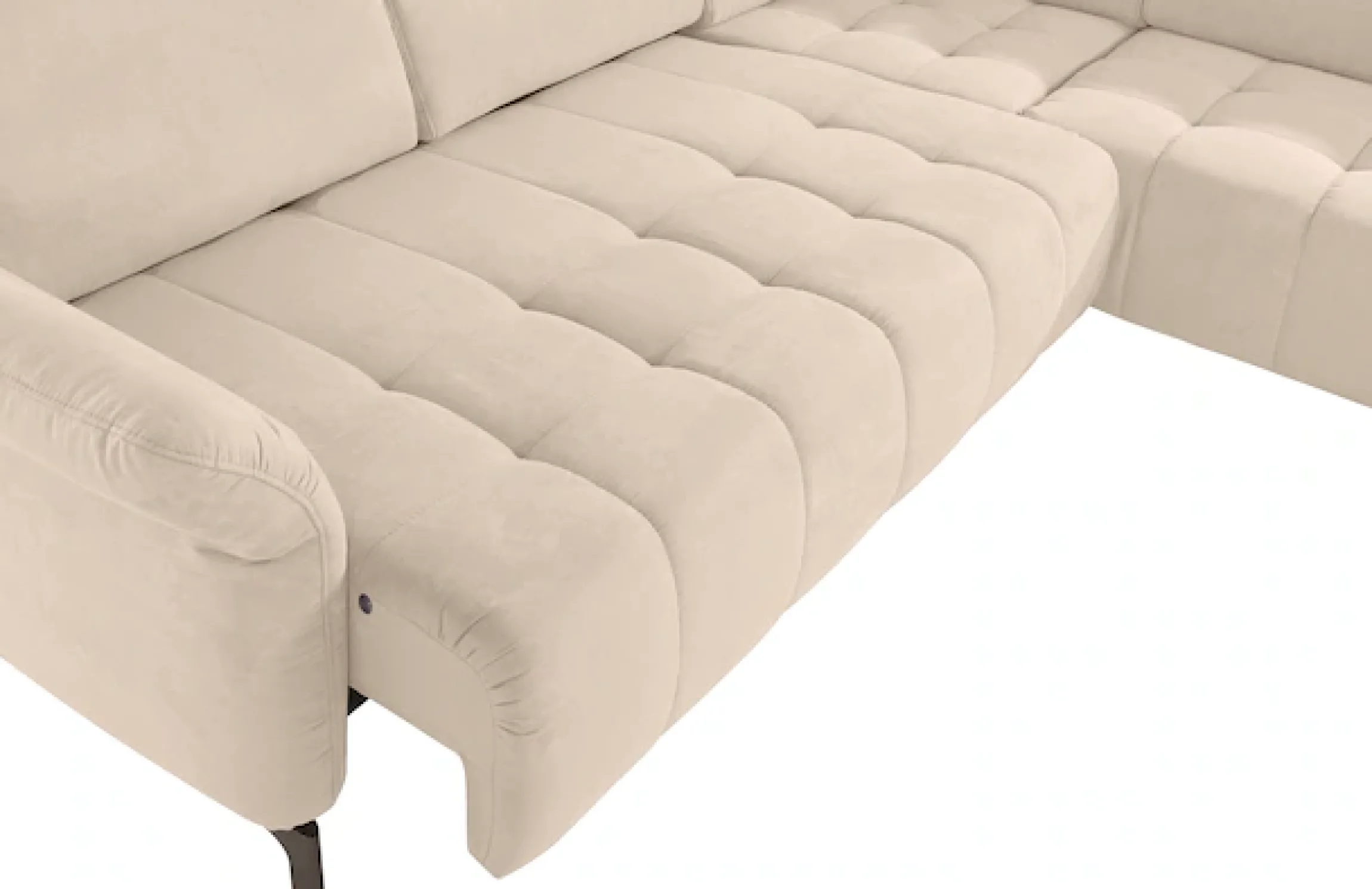 OTTO home Ecksofa »Fresh L-Form« Federkern, wahlweise Kopfteilverstellung und motorischer Vorziehsitz