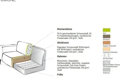 OTTO home Ecksofa »Fumone, Lederoptik oder Soft-Touch Chenille« Breite 260, mit schwarzen Massivholzfüßen