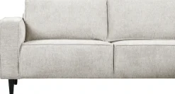 OTTO home Ecksofa »Fumone, Lederoptik oder Soft-Touch Chenille« Breite 260, mit schwarzen Massivholzfüßen