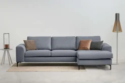 OTTO home Ecksofa »Henry, L-Form, Breite 294 cm« mit Metallbeinen, Wellenunterfederung, wasserabweisender Stoff