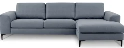 OTTO home Ecksofa »Henry, L-Form, Breite 294 cm« mit Metallbeinen, Wellenunterfederung, wasserabweisender Stoff