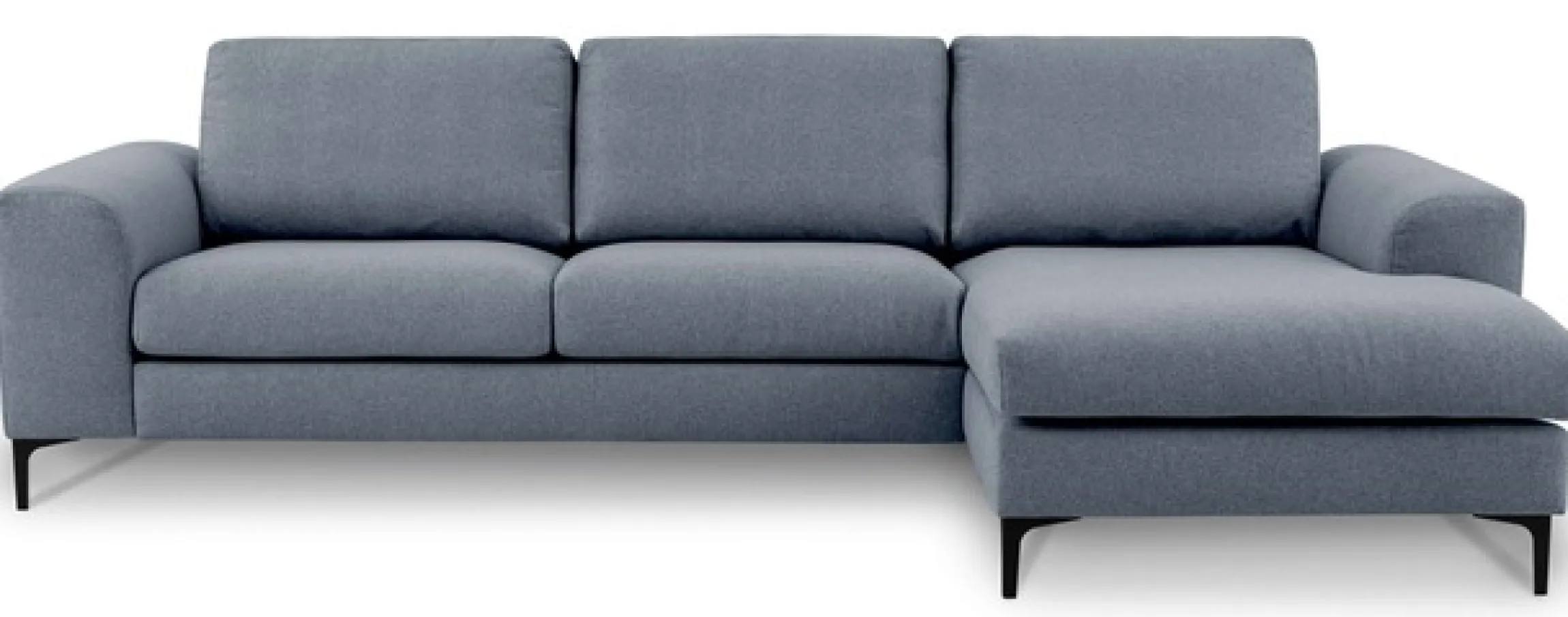 OTTO home Ecksofa »Henry, L-Form, Breite 294 cm« mit Metallbeinen, Wellenunterfederung, wasserabweisender Stoff