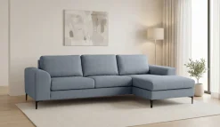 OTTO home Ecksofa »Henry, L-Form, Breite 294 cm« mit Metallbeinen, Wellenunterfederung, wasserabweisender Stoff