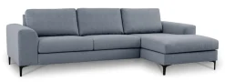 OTTO home Ecksofa »Henry, L-Form, Breite 294 cm« mit Metallbeinen, Wellenunterfederung, wasserabweisender Stoff