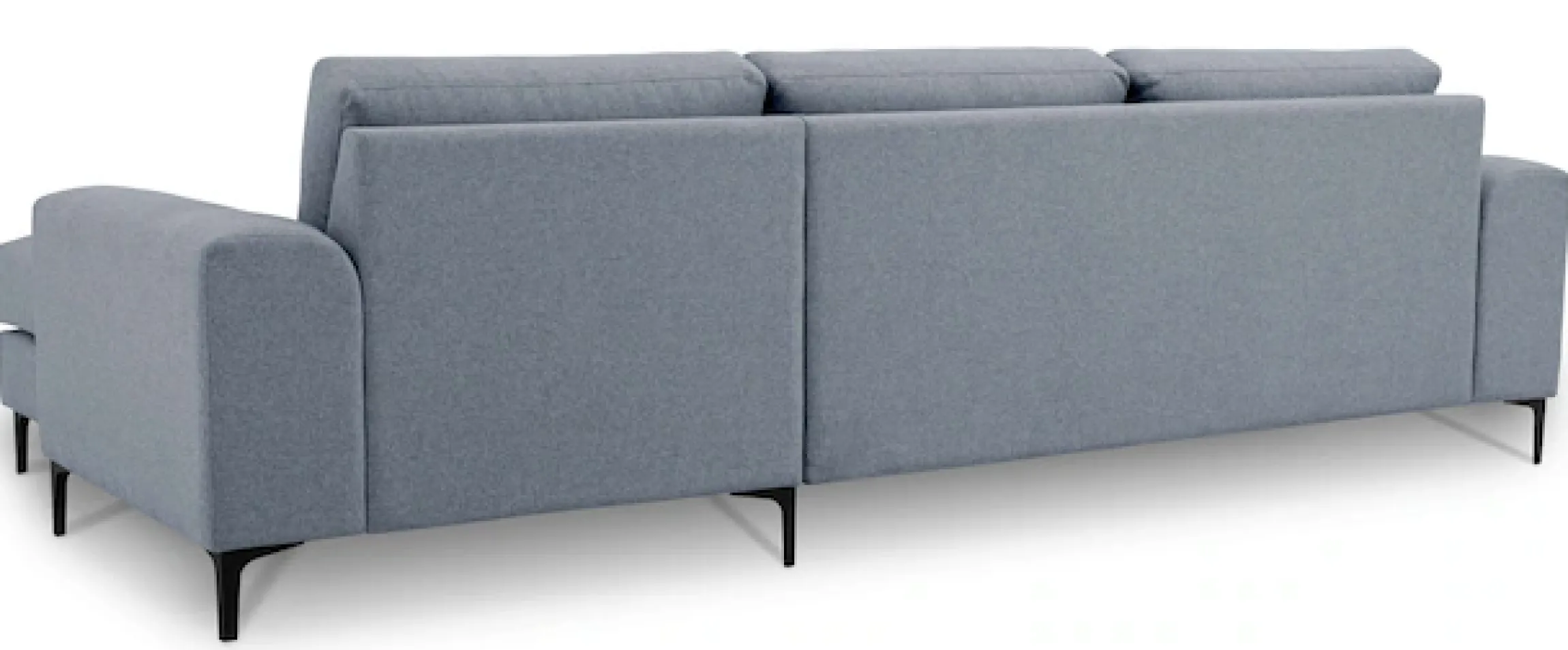 OTTO home Ecksofa »Henry, L-Form, Breite 294 cm« mit Metallbeinen, Wellenunterfederung, wasserabweisender Stoff