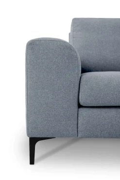 OTTO home Ecksofa »Henry, L-Form, Breite 294 cm« mit Metallbeinen, Wellenunterfederung, wasserabweisender Stoff