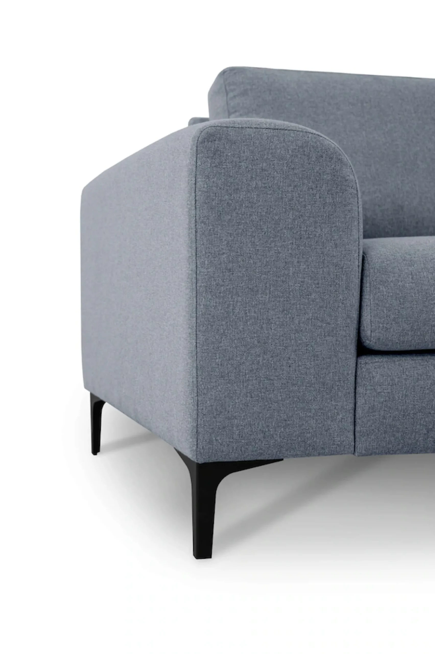 OTTO home Ecksofa »Henry, L-Form, Breite 294 cm« mit Metallbeinen, Wellenunterfederung, wasserabweisender Stoff