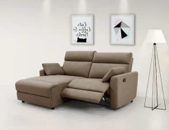 OTTO home Ecksofa »JENNA L-Form,209cm - OTTO. Verlässliche Qualität.« manuelle o. elektrische Relaxfunktion, USB A/C, Struktur fein.