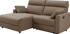 OTTO home Ecksofa »JENNA L-Form,209cm - OTTO. Verlässliche Qualität.« manuelle o. elektrische Relaxfunktion, USB A/C, Struktur fein.