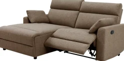 OTTO home Ecksofa »JENNA L-Form,209cm - OTTO. Verlässliche Qualität.« manuelle o. elektrische Relaxfunktion, USB A/C, Struktur fein.