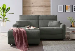 OTTO home Ecksofa »JENNA L-Form,209cm - OTTO. Verlässliche Qualität.« manuelle o. elektrische Relaxfunktion, USB A/C, weicher Sitz, Cord.