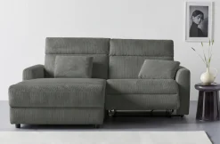 OTTO home Ecksofa »JENNA L-Form,209cm - OTTO. Verlässliche Qualität.« manuelle o. elektrische Relaxfunktion, USB A/C, weicher Sitz, Cord.