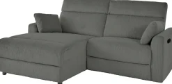 OTTO home Ecksofa »JENNA L-Form,209cm - OTTO. Verlässliche Qualität.« manuelle o. elektrische Relaxfunktion, USB A/C, weicher Sitz, Cord.