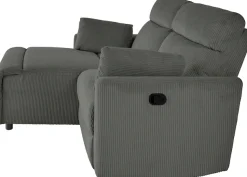 OTTO home Ecksofa »JENNA L-Form,209cm - OTTO. Verlässliche Qualität.« manuelle o. elektrische Relaxfunktion, USB A/C, weicher Sitz, Cord.