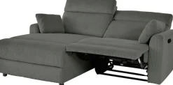 OTTO home Ecksofa »JENNA L-Form,209cm - OTTO. Verlässliche Qualität.« manuelle o. elektrische Relaxfunktion, USB A/C, weicher Sitz, Cord.