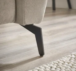 OTTO home Ecksofa »JINNIE Chenille, L-Form, Polsterecke m. Schlaffunktion« Recamiere links/rechts montierbar, als Webstoff oder Chenille-Stoff