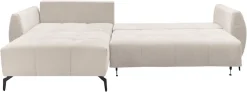 OTTO home Ecksofa »JINNIE Chenille, L-Form, Polsterecke m. Schlaffunktion« Recamiere links/rechts montierbar, als Webstoff oder Chenille-Stoff