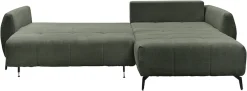 OTTO home Ecksofa »JINNIE Webstoff, L-Form, Polsterecke m. Schlaffunktion« Recamiere links/rechts montierbar, als Webstoff oder Chenille-Stoff