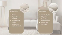 OTTO home Ecksofa »JINNIE Webstoff, L-Form, Polsterecke m. Schlaffunktion« Recamiere links/rechts montierbar, als Webstoff oder Chenille-Stoff
