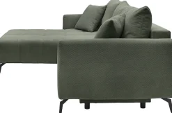 OTTO home Ecksofa »JINNIE Webstoff, L-Form, Polsterecke m. Schlaffunktion« Recamiere links/rechts montierbar, als Webstoff oder Chenille-Stoff