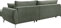OTTO home Ecksofa »JINNIE Webstoff, L-Form, Polsterecke m. Schlaffunktion« Recamiere links/rechts montierbar, als Webstoff oder Chenille-Stoff