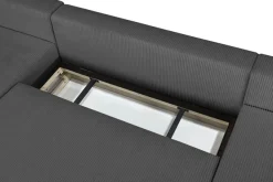 OTTO home Ecksofa »JONAA Cord L-Form, 241cm. OTTO. Verlässliche Qualität« Tonnentaschen-Federkern, Bettkasten, Schlafsofa (133/200)
