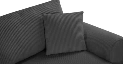OTTO home Ecksofa »JONAA Cord L-Form, 241cm. OTTO. Verlässliche Qualität« Tonnentaschen-Federkern, Bettkasten, Schlafsofa (133/200)