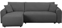 OTTO home Ecksofa »JONAA Feinstruktur L-Form, 241cm. OTTO. Verlässliche Qualität« Tonnentaschen-Federkern, Bettkasten, Schlafsofa (133/200)