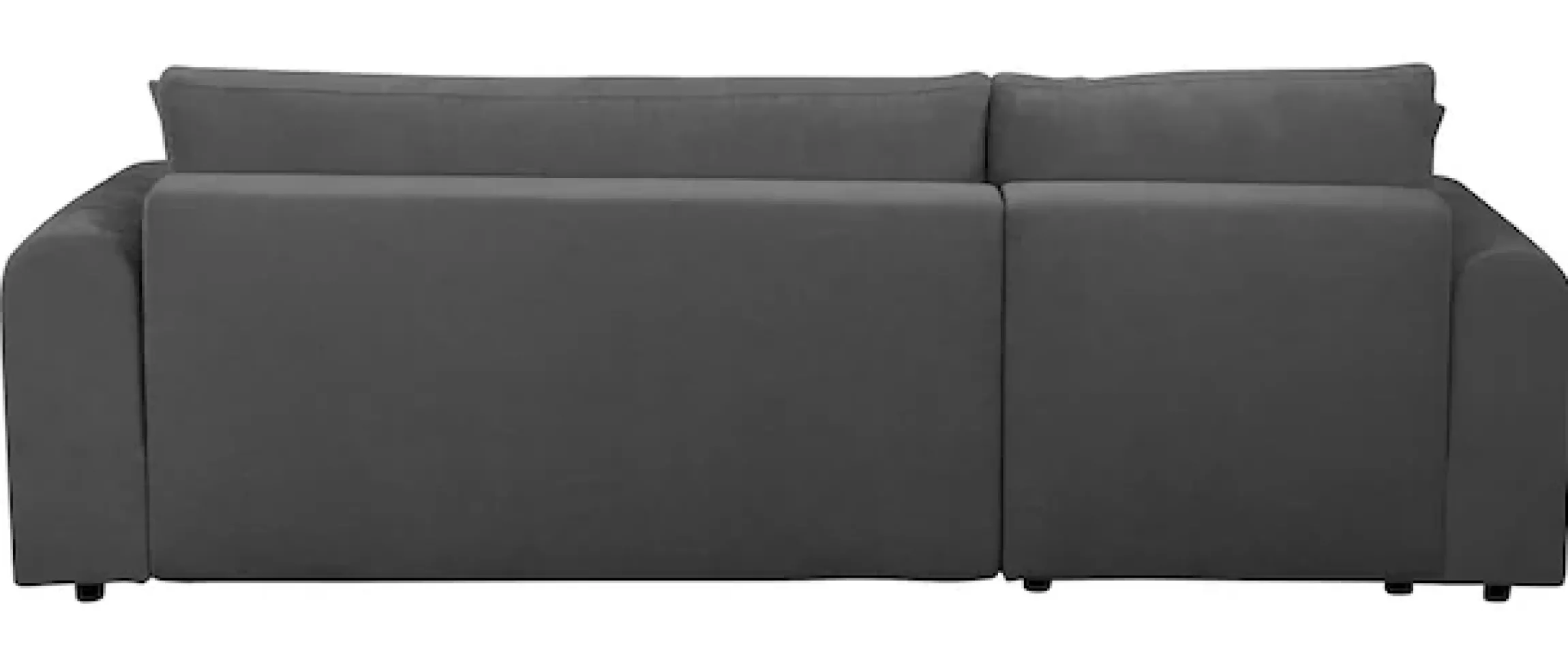 OTTO home Ecksofa »JONAA Feinstruktur L-Form, 241cm. OTTO. Verlässliche Qualität« Tonnentaschen-Federkern, Bettkasten, Schlafsofa (133/200)