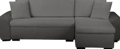OTTO home Ecksofa »KIVELLA Cord-Struktur, L-Form, 240 cm« Schlaffunktion(128/191), Bettkasten, Cord-Struktur-Mix