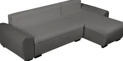OTTO home Ecksofa »KIVELLA Cord-Struktur, L-Form, 240 cm« Schlaffunktion(128/191), Bettkasten, Cord-Struktur-Mix