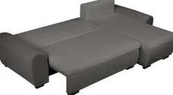OTTO home Ecksofa »KIVELLA Cord-Struktur, L-Form, 240 cm« Schlaffunktion(128/191), Bettkasten, Cord-Struktur-Mix