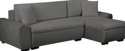 OTTO home Ecksofa »KIVELLA Cord-Struktur, L-Form, 240 cm« Schlaffunktion(128/191), Bettkasten, Cord-Struktur-Mix