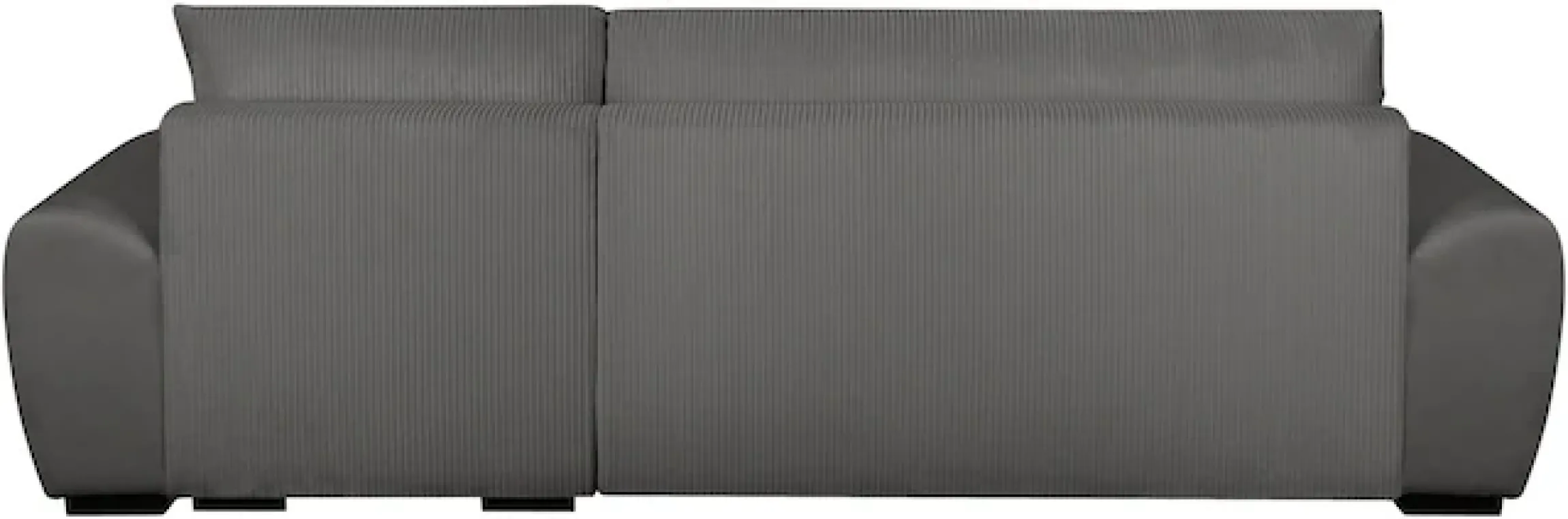 OTTO home Ecksofa »KIVELLA Cord-Struktur, L-Form, 240 cm« Schlaffunktion(128/191), Bettkasten, Cord-Struktur-Mix