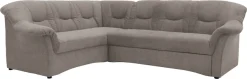 OTTO home Ecksofa »Langelland 232 x 146 cm, auch mit Schlaffunktion, mittelfester Sitz« L-Form, mit Federkern, pflegeleichter, weicher Luxus-Microfaser