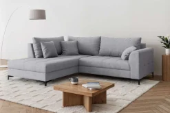 OTTO home Ecksofa »LEEVKE Design-Sofa mit Ottomane rechts/links bestellbar, Breite 232 cm« in vielen modernen Farben erhältlich, belastbar bis 480 kg