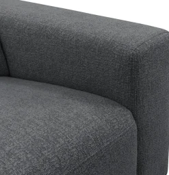 OTTO home Ecksofa »LEOO« mit USB A/C-Anschluss. Federkern, verstellbaren Kopfstützen, Webstoff