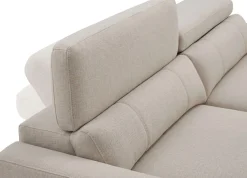 OTTO home Ecksofa »LEWII, Schlafsofa elektrisch mit Sitztiefenverstellung, L-Form, 225 cm« mit USB A/C-Anschluss. Federkern, verstellbaren Kopfstützen, Webstoff