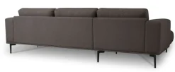 OTTO home Ecksofa »Lillith, 289 cm, L-Form, gemütlicher Sitzkomfort« Eckcouch mit runder Recamiere links/rechts , Strukturstoff