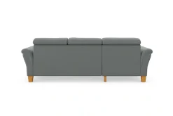OTTO home Ecksofa »Lindgren L-Form« wahlweise mit Bett mit klappbaren Rollen, Kasten und Kopfverstellung
