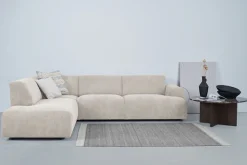 OTTO home Ecksofa »Linkka, Breite 282 cm« L-Form, in einem weichen Chenille-Stoff, mit Wellenunterfederung