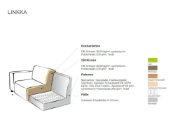 OTTO home Ecksofa »Linkka, Breite 282 cm« L-Form, in einem weichen Chenille-Stoff, mit Wellenunterfederung