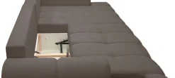 OTTO home Ecksofa »LIOORA Schlafsofa mit Bettkasten, Breite 265 cm, Verlässliche Qualität« L-Form mit Bettfunktion und Bettkasten, Recamiere rechts/links