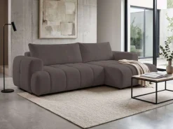 OTTO home Ecksofa »LIOORA Schlafsofa mit Bettkasten, Breite 265 cm, Verlässliche Qualität« L-Form mit Bettfunktion und Bettkasten, Recamiere rechts/links