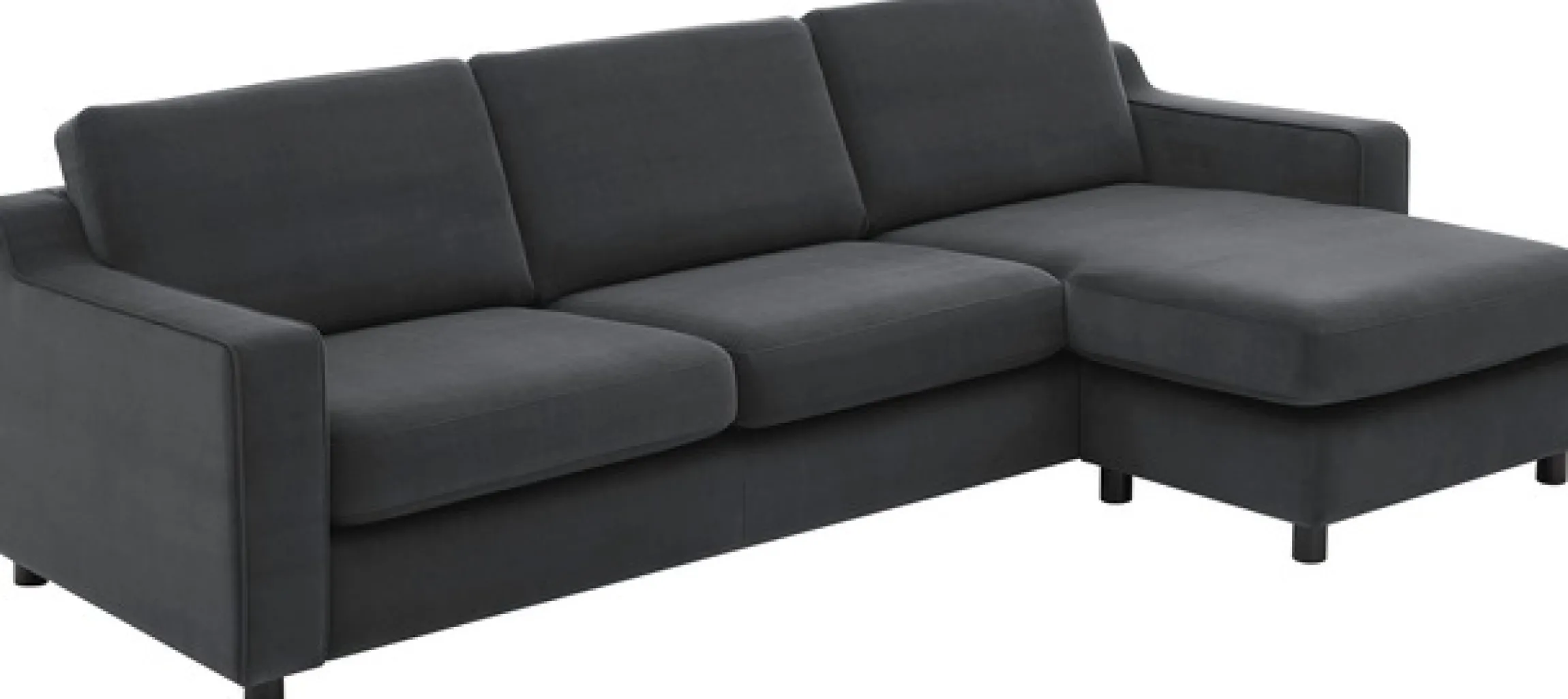OTTO home Ecksofa »Luka L-Form« pflegeleichter Samtvelours