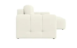 OTTO home Ecksofa »Manilla, wahlweise mit Bettfunktion, B/T/H 265/170/91 cm« L-Form mit Recamiere rechts/links bestellbar, Wellenunterfederung